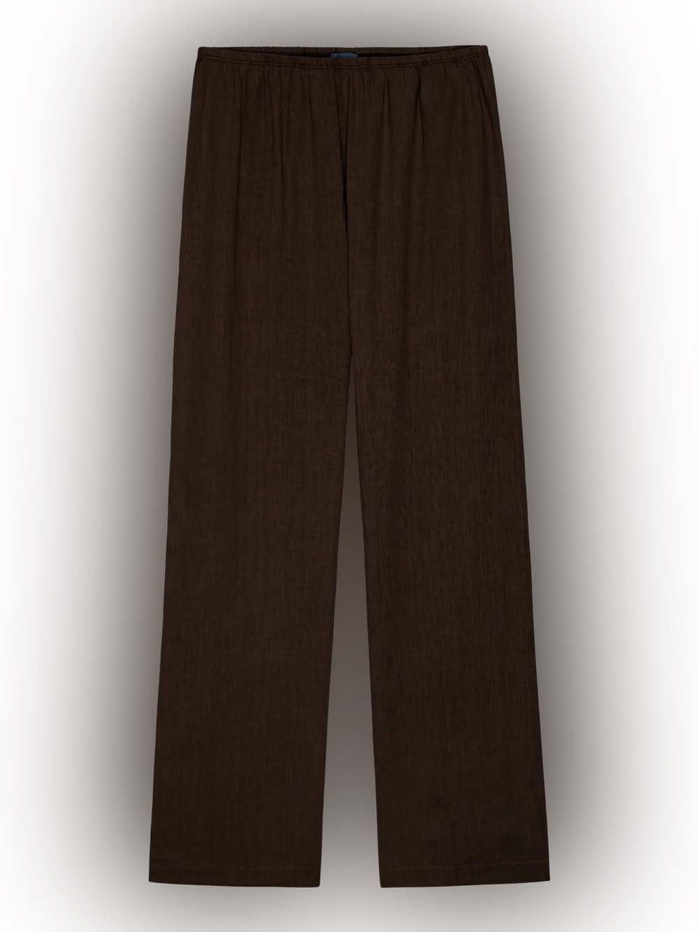 Donni Linen Simple Pant - Espresso - Picture 4 of 6